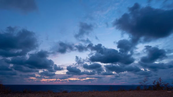 Beautiful cloudscape over Black sea — Stock Photo, Image