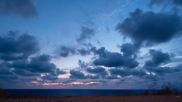 Beautiful cloudscape over Black sea — Stock Photo, Image