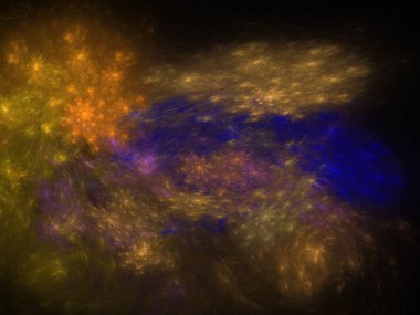 Hayali fraktal arkaplan resmi