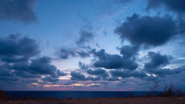 Beautiful cloudscape over Black sea — Stock Photo, Image