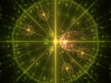 Hayali fraktal arkaplan resmi