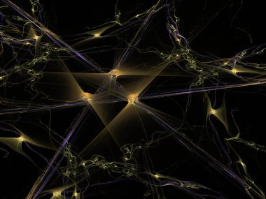 Hayali fraktal arkaplan resmi