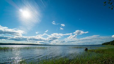 Karelia 'daki güzel göl