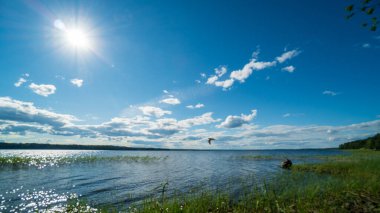 Karelia 'daki güzel göl
