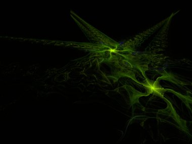 Hayali fraktal arkaplan resmi