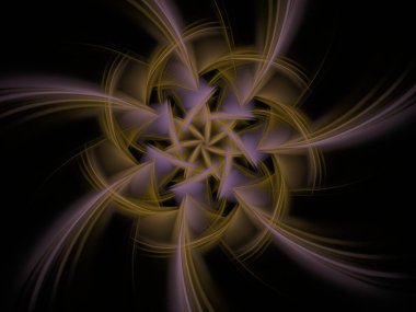 Hayali fraktal arkaplan resmi