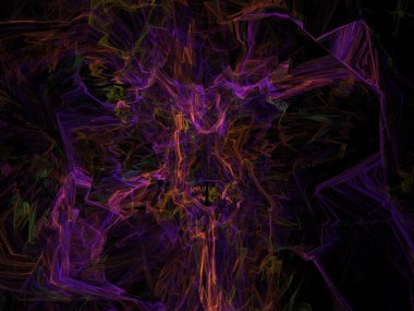 Hayali fraktal arkaplan resmi