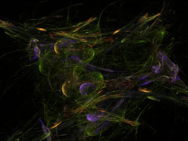 Hayali fraktal arkaplan resmi