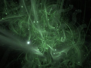 Hayali fraktal arkaplan resmi