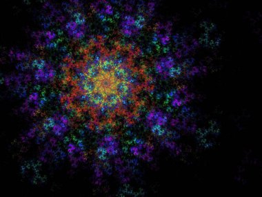 Hayali fraktal arkaplan resmi