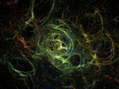 Hayali fraktal arkaplan resmi