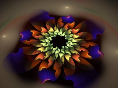 Hayali fraktal arkaplan resmi