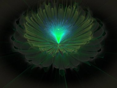 Hayali fraktal arkaplan resmi