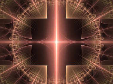 Hayali fraktal arkaplan resmi