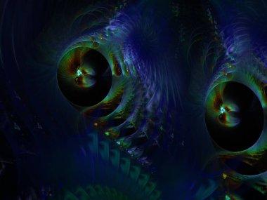 Hayali fraktal arkaplan resmi