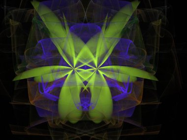 Hayali fraktal arkaplan resmi