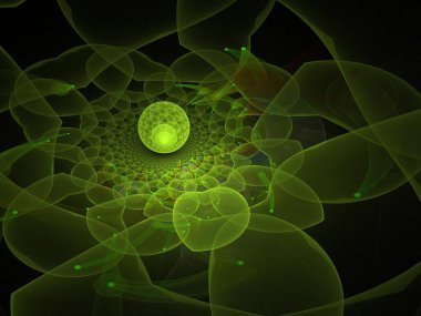 Hayali fraktal arkaplan resmi