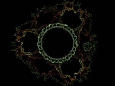 Hayali fraktal arkaplan resmi