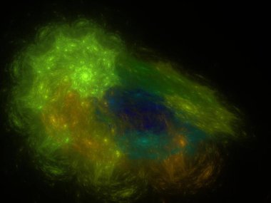 Hayali fraktal arkaplan resmi