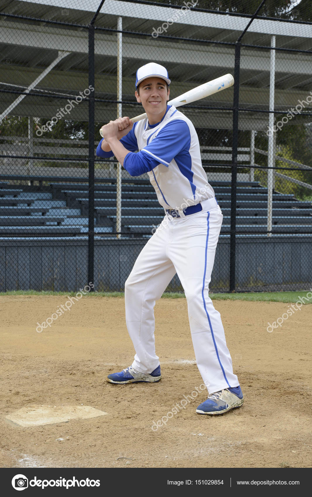 Baseball batting pose Stock Photo by ©cfarmer 151029854