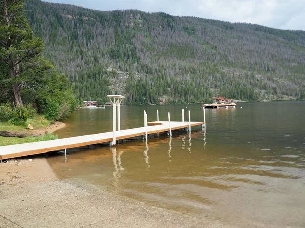 Anlegestelle im großen Colorado-See — Stockfoto