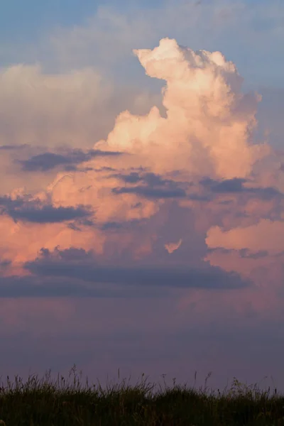 Matahari terbit di Awan — Stok Foto