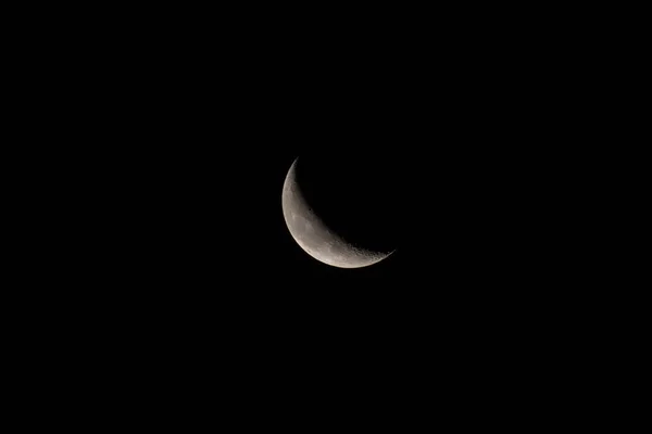 Waning Crescent Moon — Stock Photo, Image