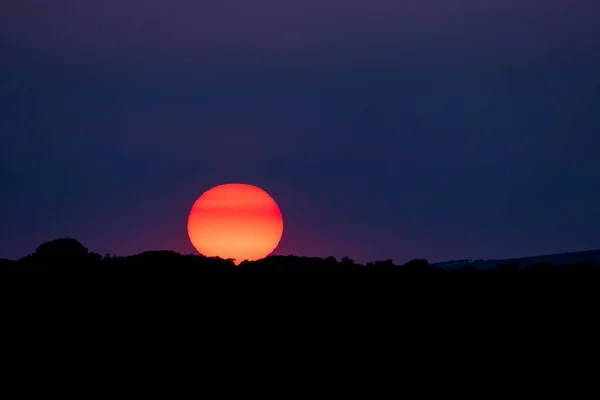 Sonnenuntergang von Seaford — Stockfoto