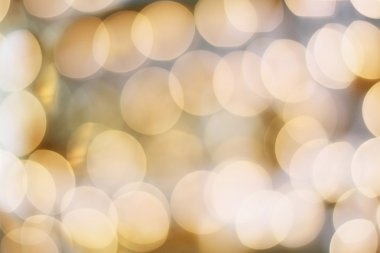 Soyut altın Bokeh ışıkların
