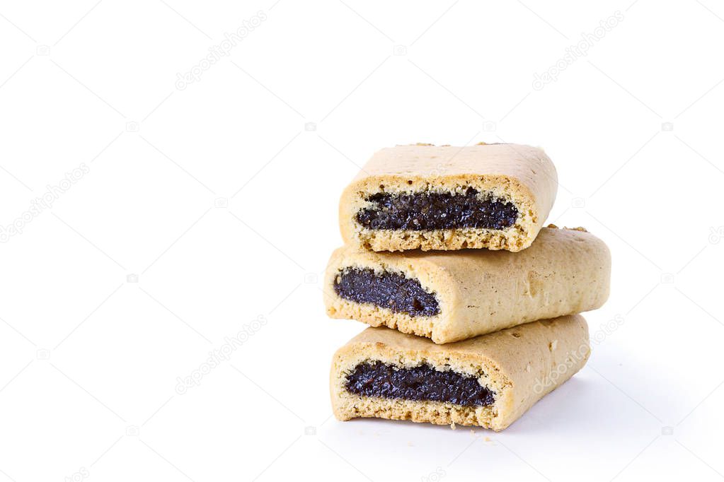Three Stacked Fig Cookies