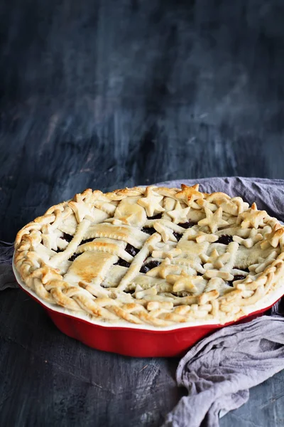 Sweet Blueberry Pie — Stock Photo, Image