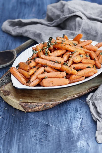 Rustik Bal Sırlı bebek havuç