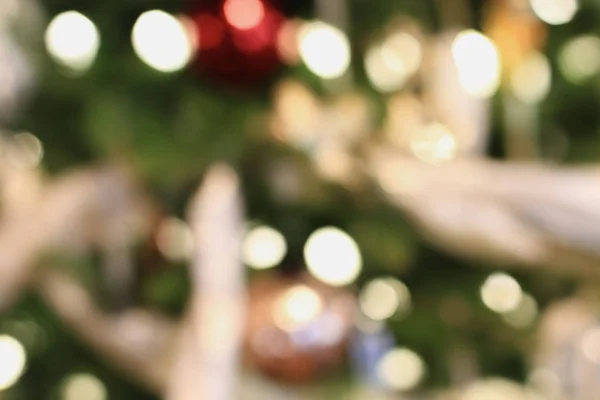 Abstract dell'albero di Natale Bokeh Lights — Foto Stock