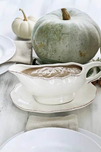 Gravy Boat for the Holidays — Stock Photo, Image