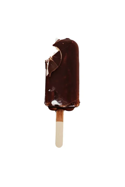 Chocolade bedekt Ice Cream Bar — Stockfoto