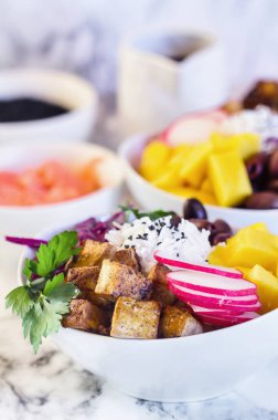 Sağlıklı Lezzetli Hawaii Vejetaryen Kabı