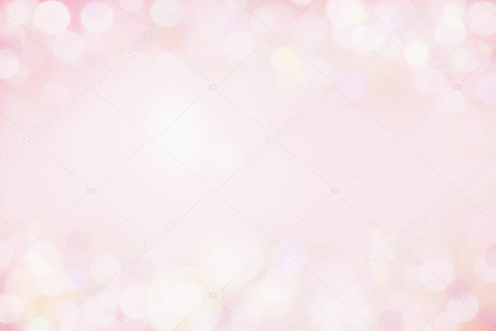Soft Blurred Pink Bokeh Background 