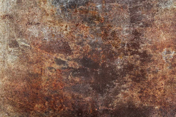 Измельченный Ржавый Металлический Фон Ржавчиной Окисленной Текстурой — стоковое фото
