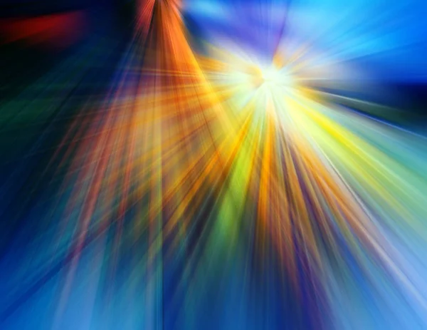 Abstract background in blue, orange, green, yellow and red color — Stock Photo, Image