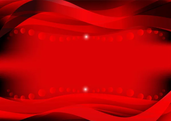Abstrakt röd ton svart bakgrund — Stock vektor