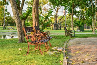 Tezgah Parkı geçit yanında bir ağacın altında