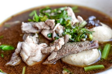 Şehriye domuz popüler gıda Tayland