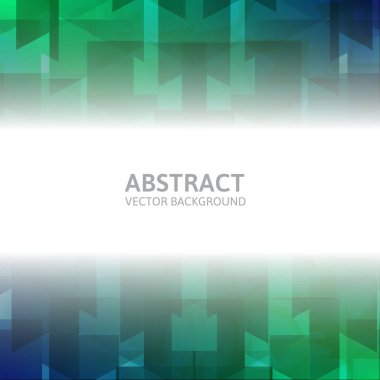 Metniniz için yer ile geometrik arka plan vektör