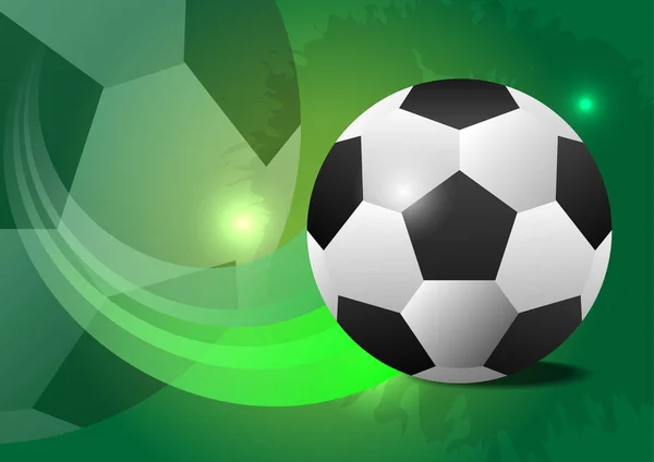 Creatieve voetbal vector ontwerpconcept bal — Stockvector