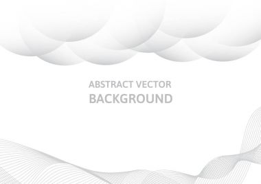 Gri soyut vektör arka plan kopya alanı ile