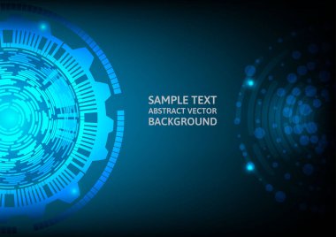 Mavi soyut vektör arkaplanı