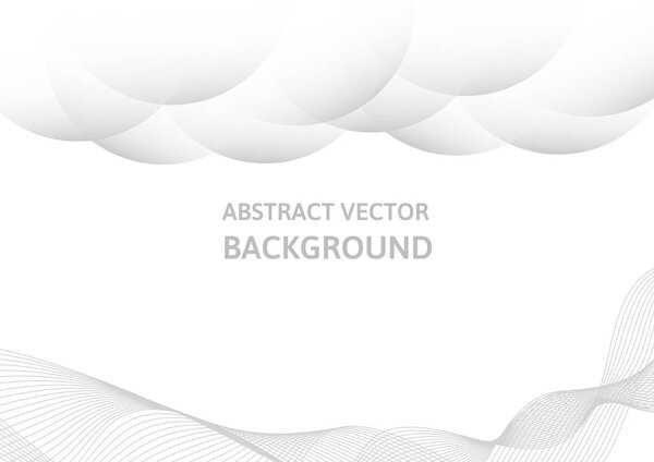 Серый абстрактный векторный фон с копированием пространства
