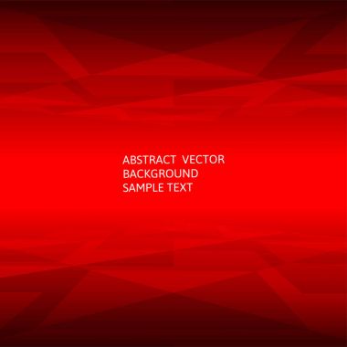 Arka kırmızı geometrik poligonal plan kopya alanı ile