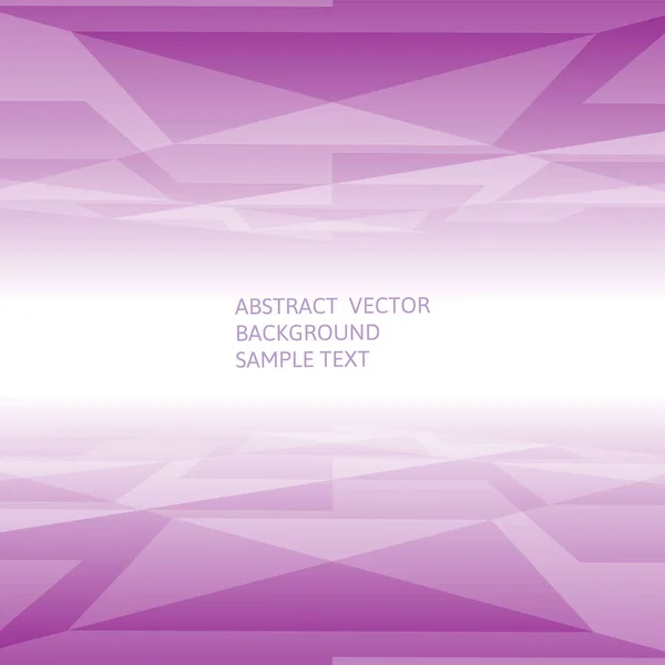Abstrakter lila geometrischer polygonaler Hintergrund mit Kopierraum — Stockvektor