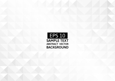 Beyaz soyut geometrik üçgen arka plan